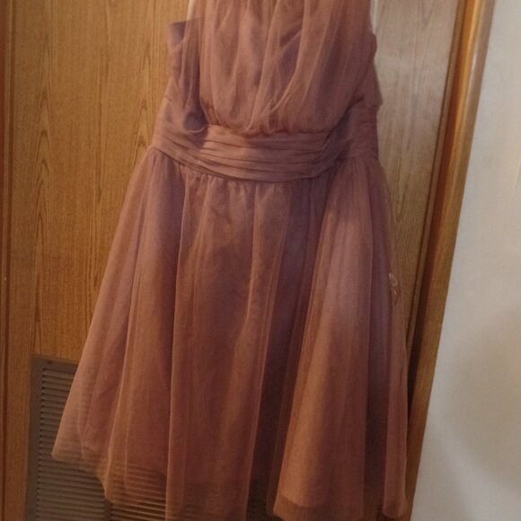 Alfred Angelo Ladies' Mauve Chiffon Formal Dress, Size 14 - Picture 1 of 3